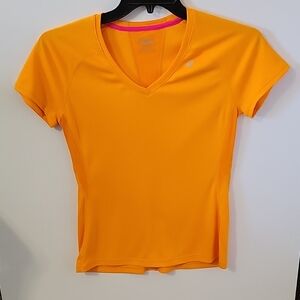 ASICS ACTIVE Women's Orange Athletic Top, Size S